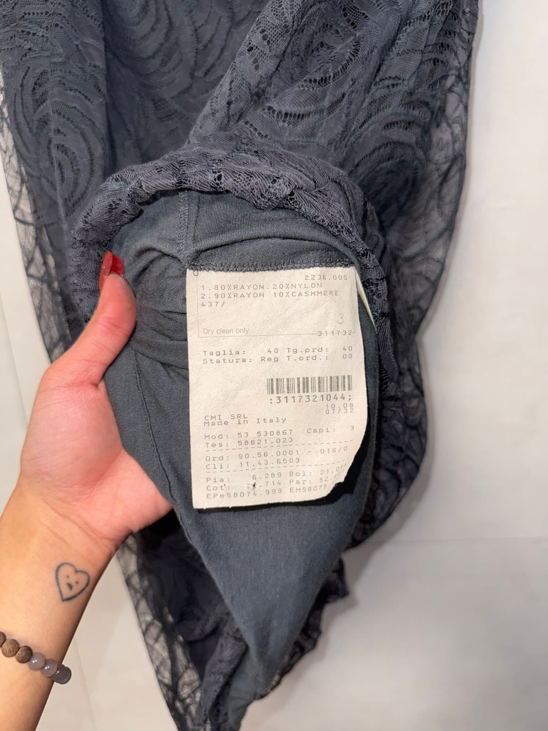 Calvin Klein charcoal floral balloon sk 상품이미지6