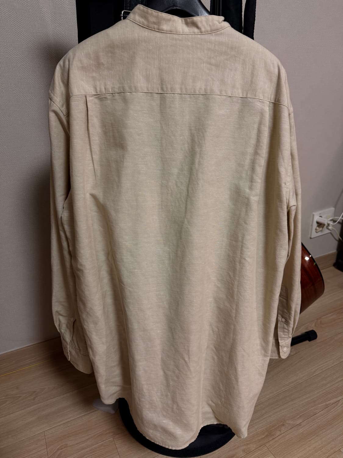 유니클로 스탠드카라 린넨 셔츠 상품이미지2