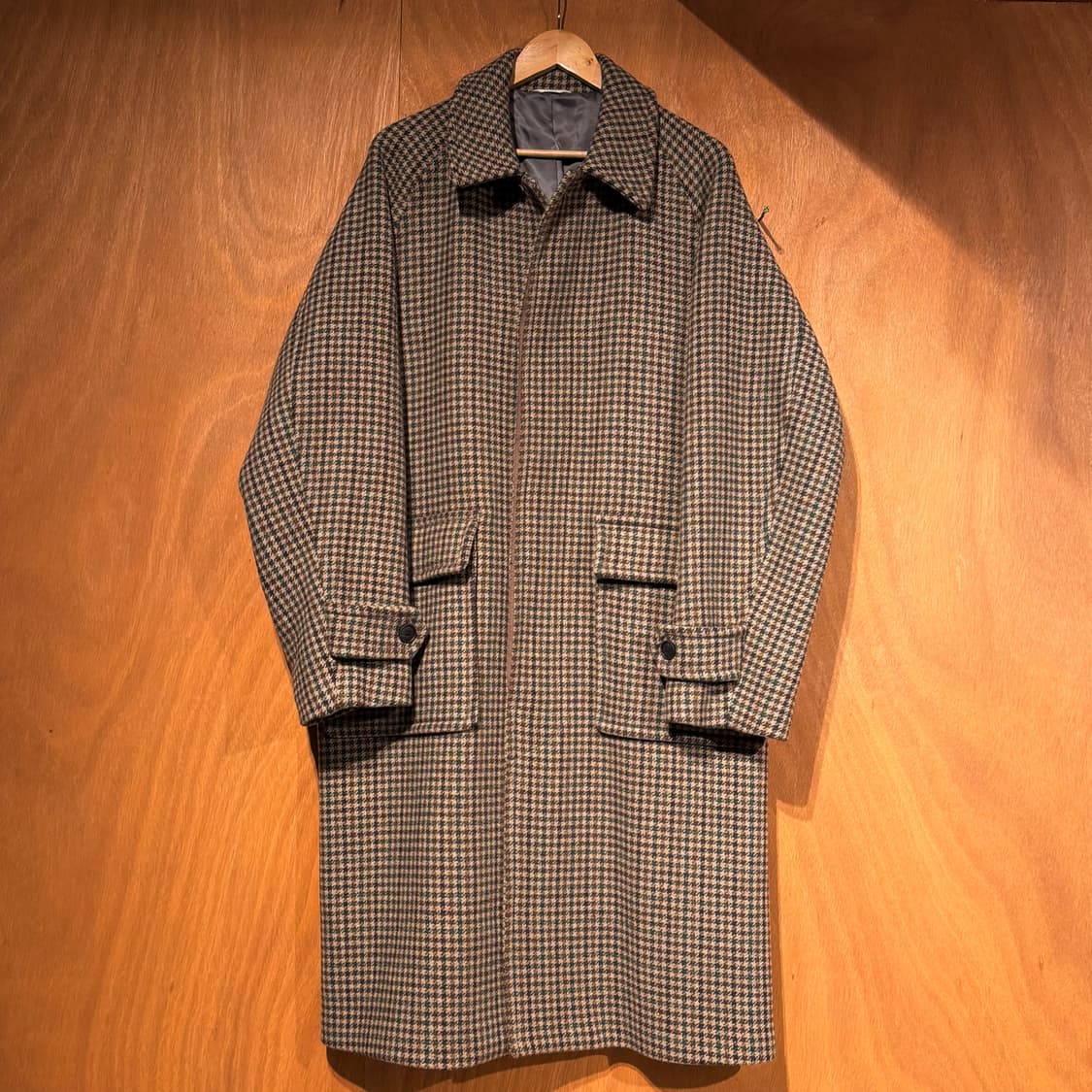 HIS HAZZYS 히스 헤지스 하운드투스 울 발마칸 코트 L 상품이미지1