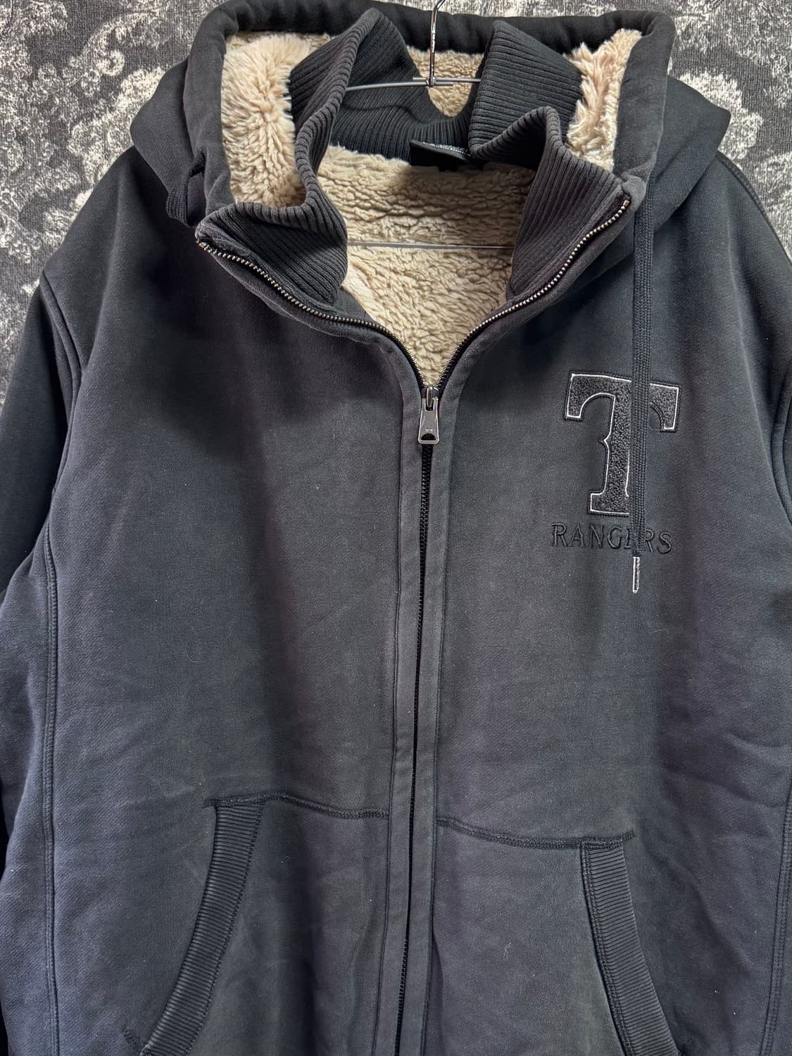 mlb 엠엘비 양털기모 후드 집업 상품이미지4