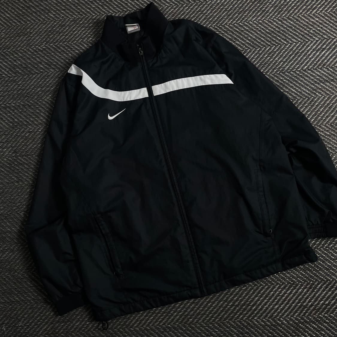 나이키 올드스쿨 스우시 바람막이 자켓 블랙 y 3930 상품이미지1