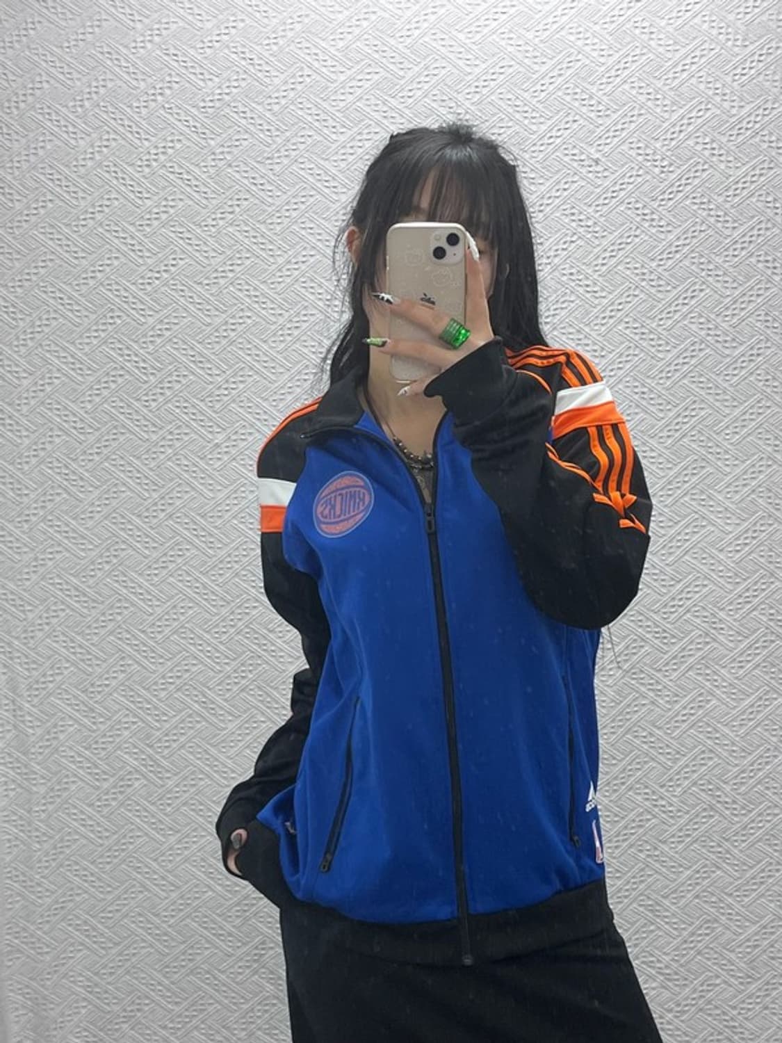  아디다스 NBA 뉴욕닉스 올드스쿨 트랙탑 져지 집업 105 C08643 상품이미지2