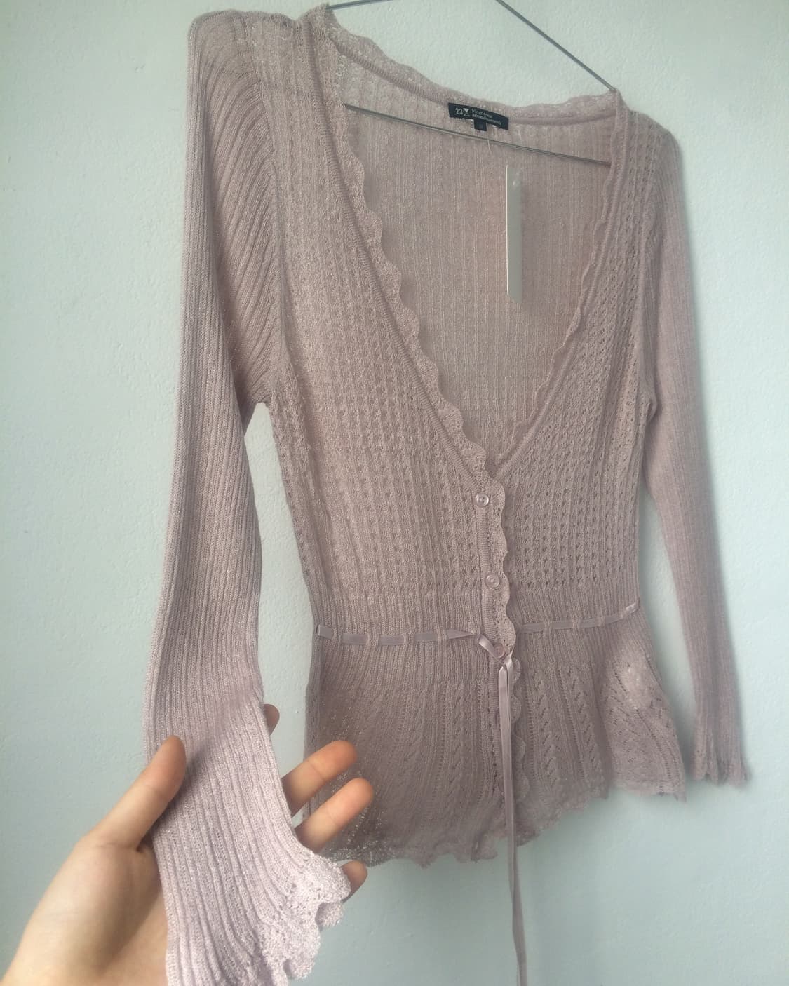 Frill knit caridgan 상품이미지4