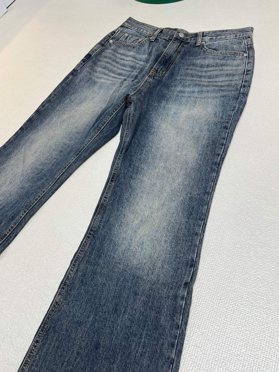 드윕 와이드부츠컷핏 워싱데님팬츠 M 상품이미지2