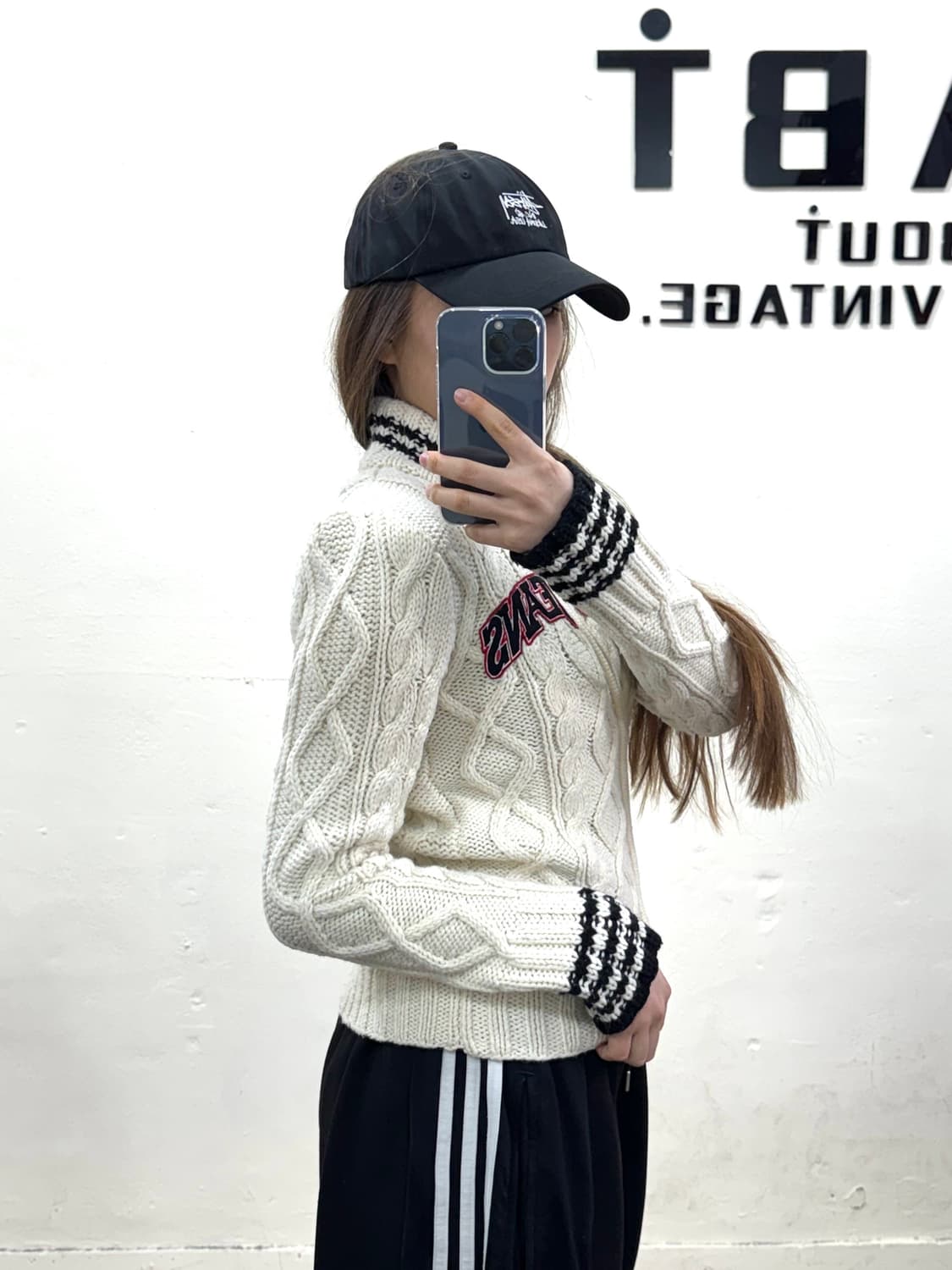 푸부 FUBU 니트 집업 상품이미지3