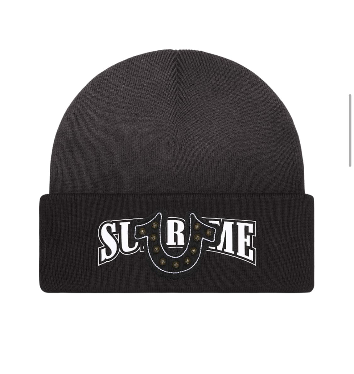 [os] 슈프림 x 트루릴리전 비니 블랙 - 25FW 상품이미지1