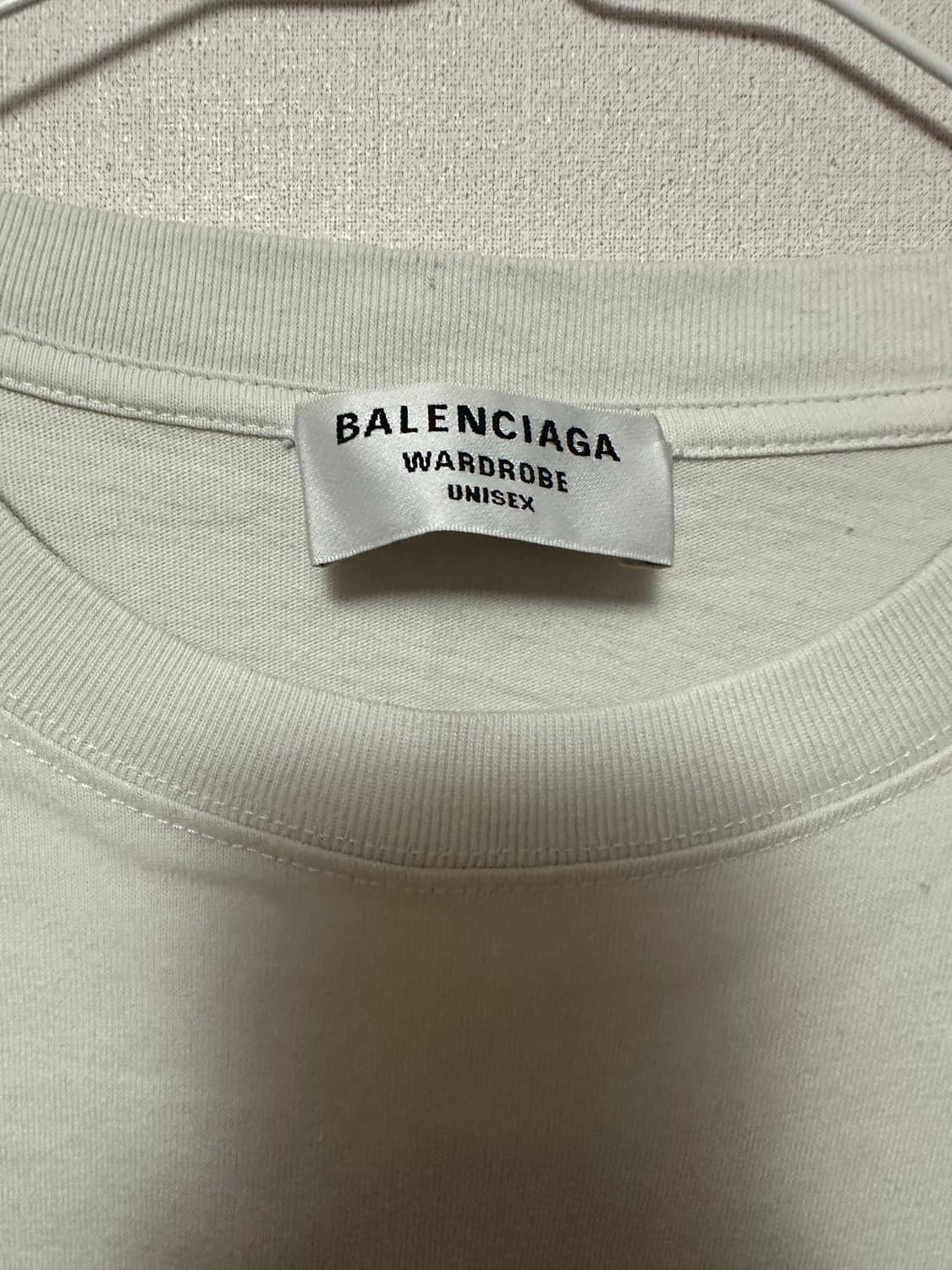 (새상품급!!) 발렌시아가 웨이브 로고 반팔티 XS (정품) 상품이미지2