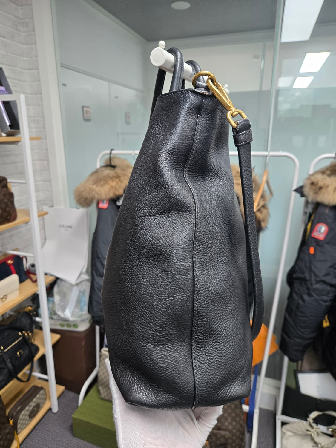 [특가][정품] 프라다 가죽 토트 숄더백 상품이미지4