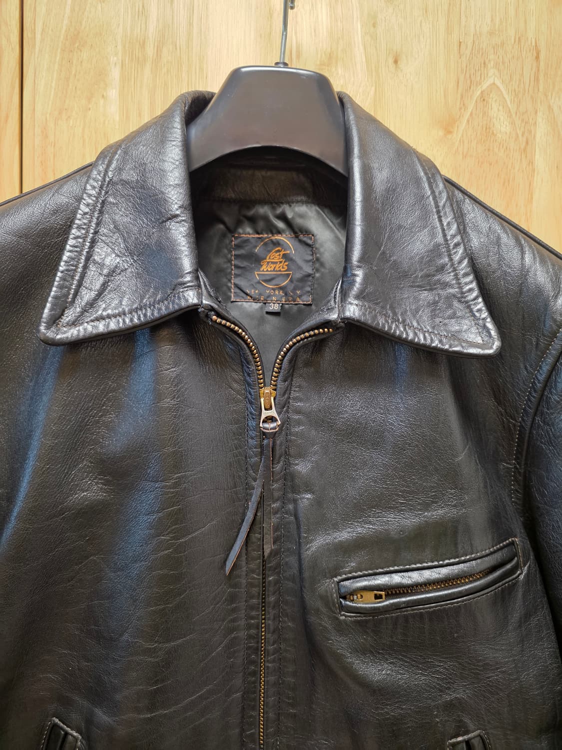 <로스트월드> 말가죽 자켓 38 (M) 하이웨이맨 / 하프벨트 상품이미지2