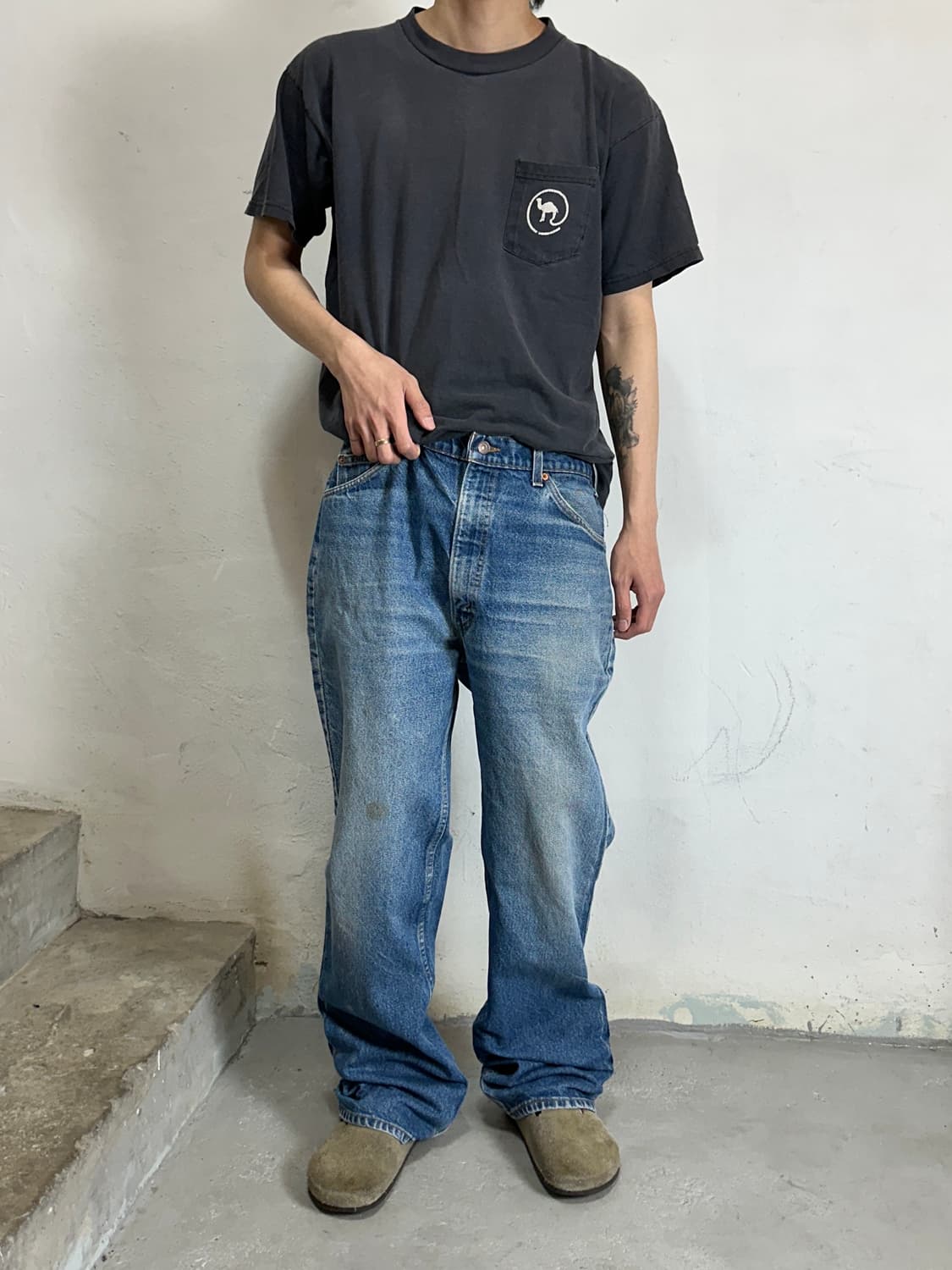 90's USA 빈티지 리바이스 517 오렌지탭 부츠컷 상품이미지2