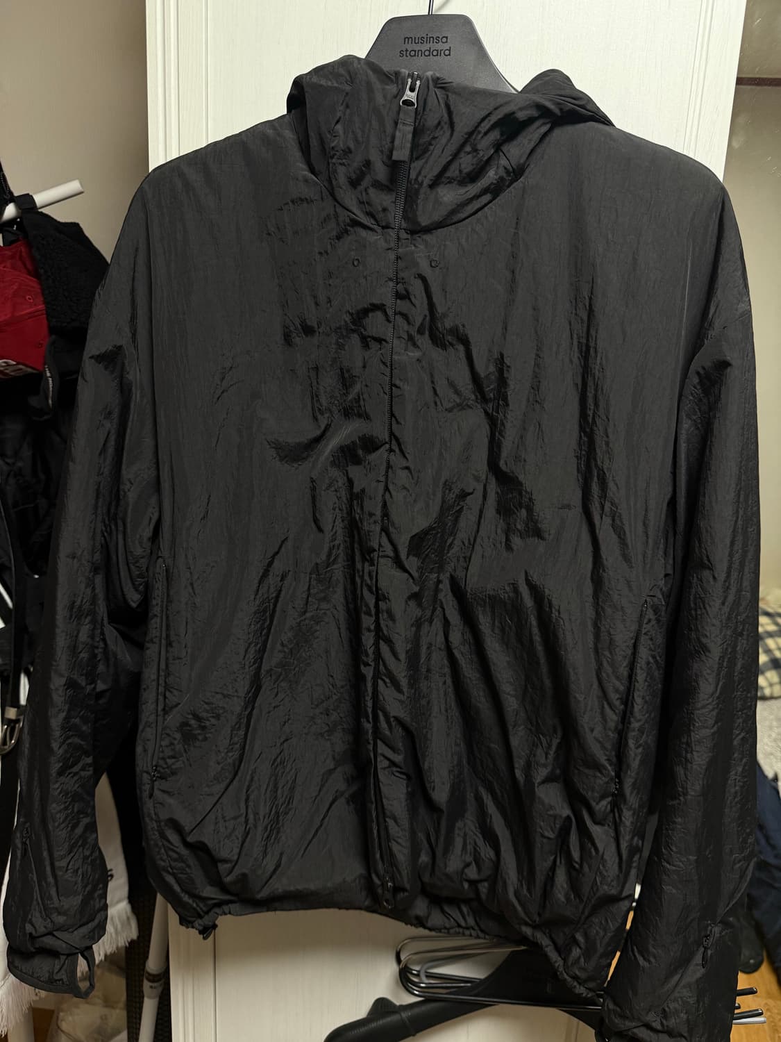 폴리테루 라후자1.0 블랙 4size 라이트푸퍼자켓 상품이미지1