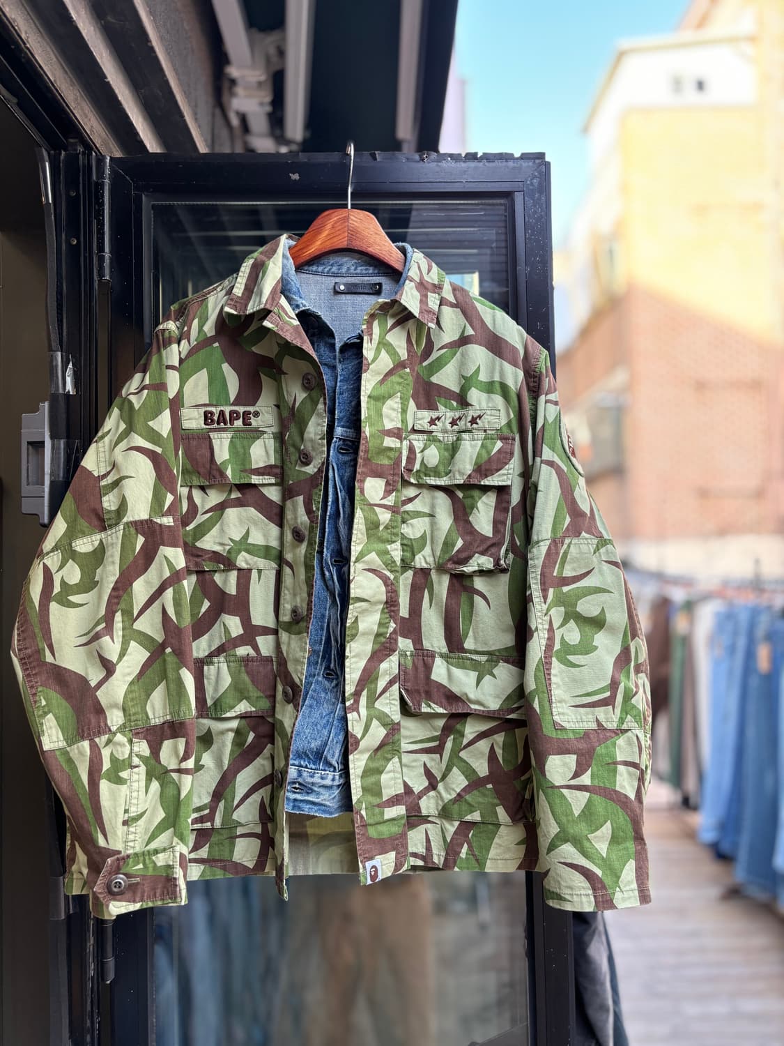 00s 베이프 - A BATHING APE 트라이벌 카모 자켓 상품이미지1