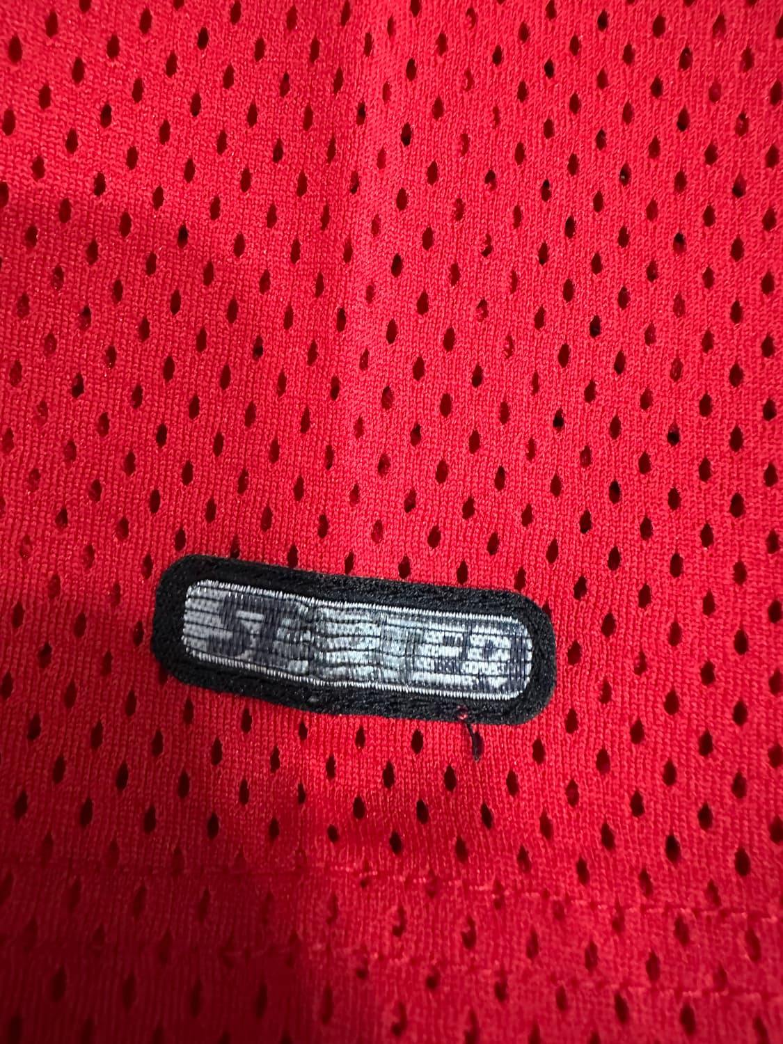 스타터 Starter 90s 빨간색 메쉬 반팔 티셔츠 L 새제품 상품이미지6