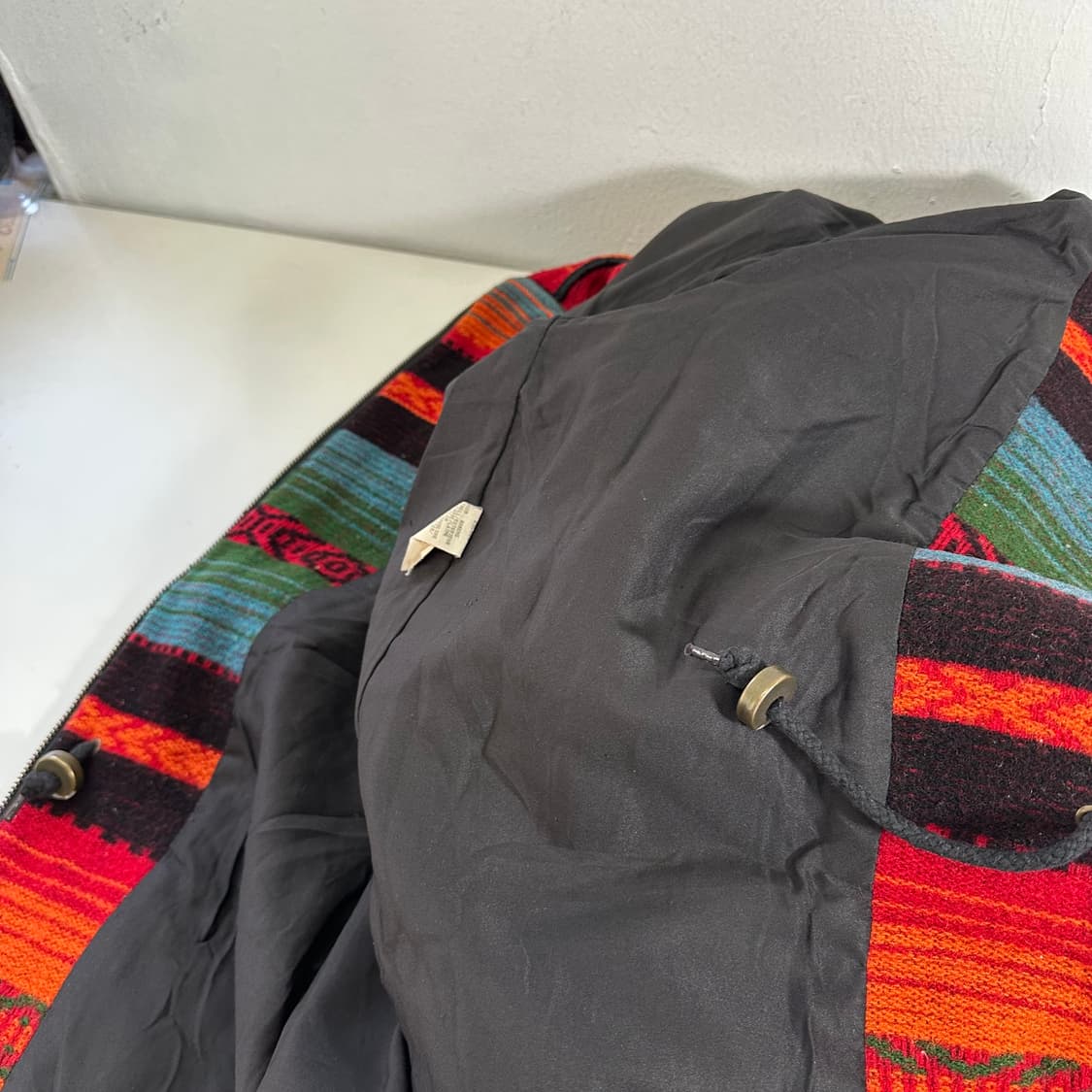 L 울리치 USA 패턴 후드 울자켓 상품이미지4