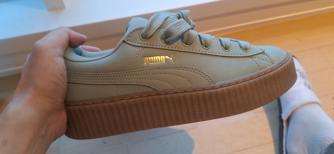 (새제품) 푸마 펜티 크리퍼(리한나 콜랩) 스니커즈 민트 260m 상품이미지6