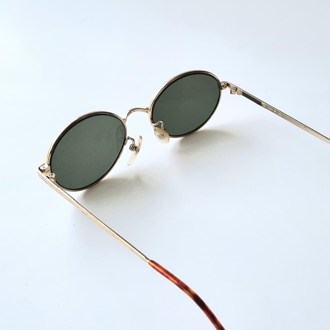 데드스탁 90s 레트로 감성 오벌 라운드 선글라스 상품이미지6