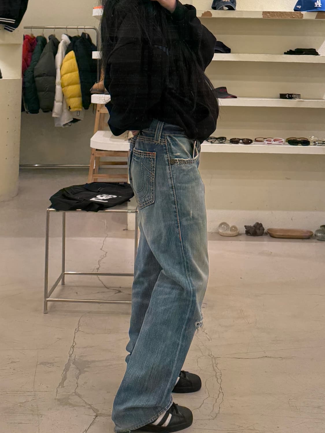 트루릴리전 부츠컷 데님 팬츠 U913 상품이미지2