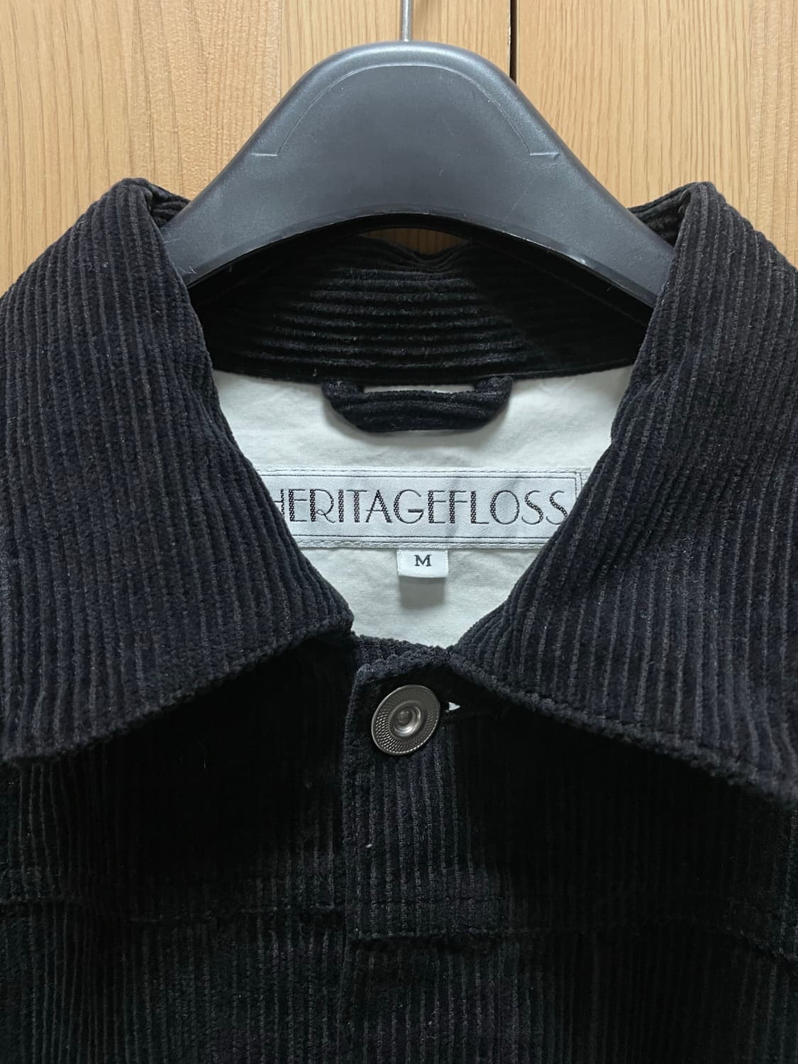 헤리티지플로스 코듀로이 자켓 블랙 m 상품이미지4