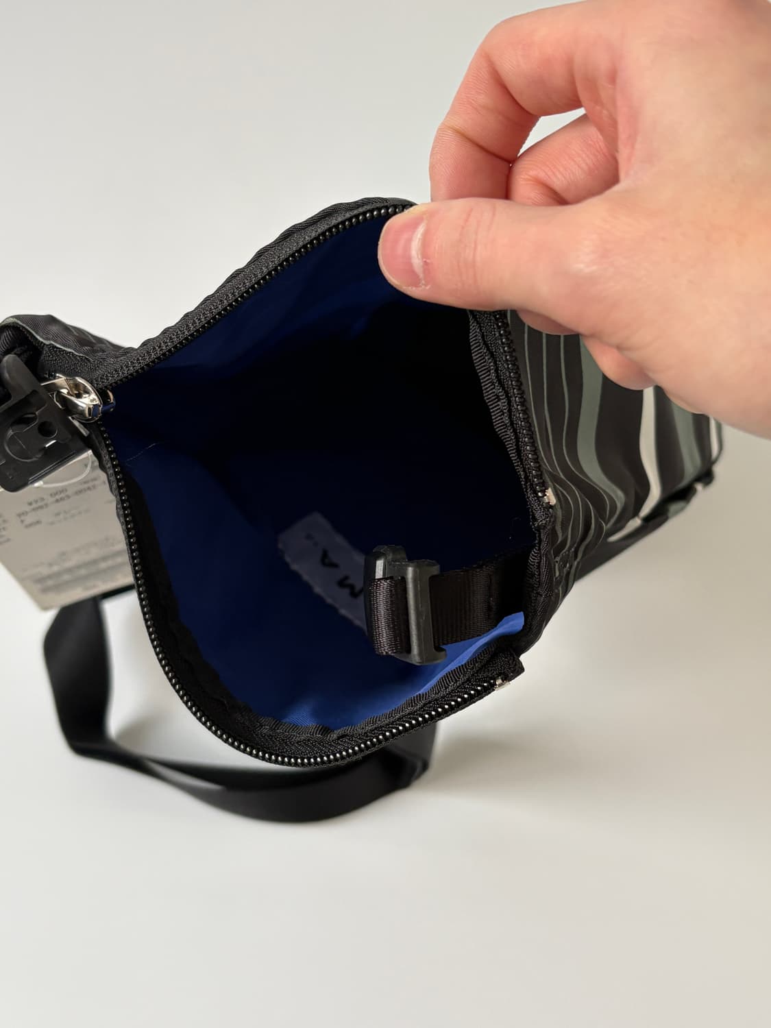 요시다포터 NOMA td 노마티디 실린더 숄더백 그레이 스트라이프 새상품 상품이미지9