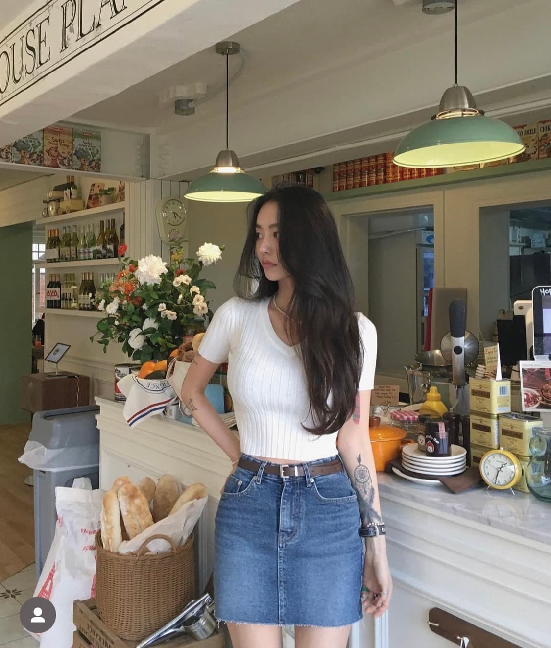 페일제이드 리브드 니트 - 네이비 상품이미지2