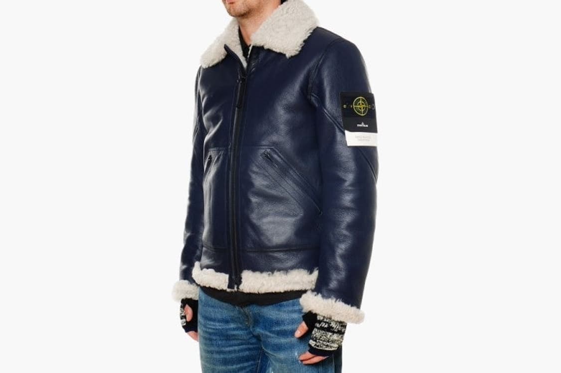 스톤아일랜드 양가죽 무스탕 상품이미지2