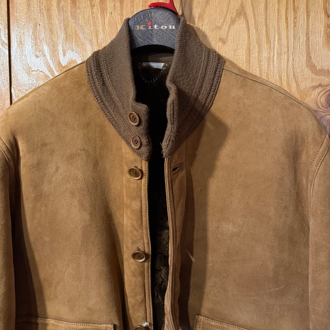 브루넬로 쿠치넬리 A-1 스웨이드 보머 자켓 판매 합니다. 상품이미지2