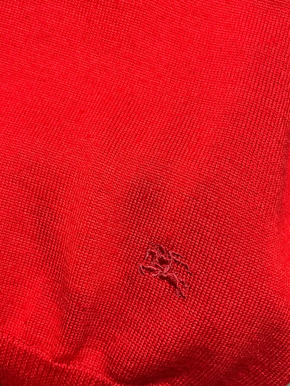 Burberry wool&cashmere red knit 상품이미지2