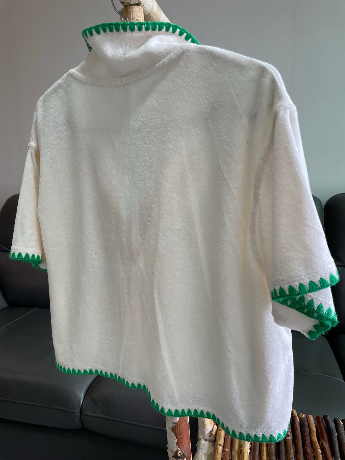 [새상품] 호주 코튼온 바디(Cotton:On) 타올 반팔 셔츠 (XS/ 상품이미지2