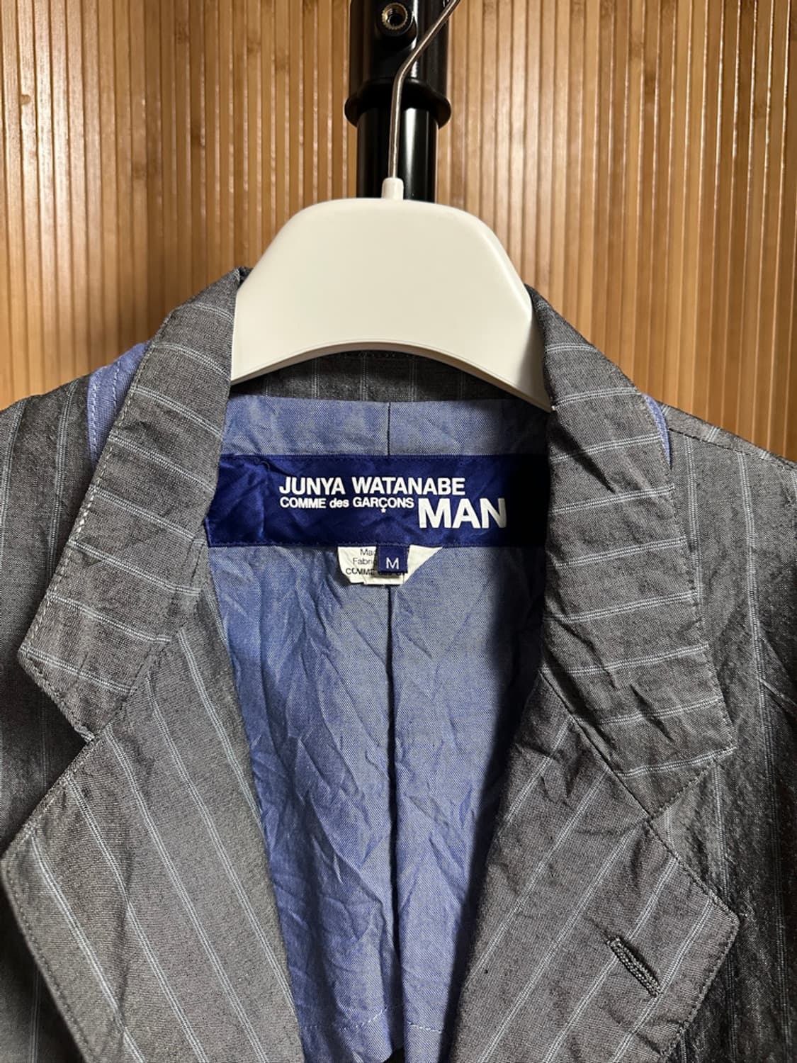 준야와타나베 꼼데가르송 맨 스트라이프 자켓 상품이미지3