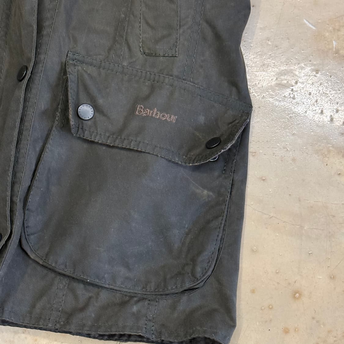 4 바버 코듀로이 카라 비드넬 왁스 자켓 상품이미지6