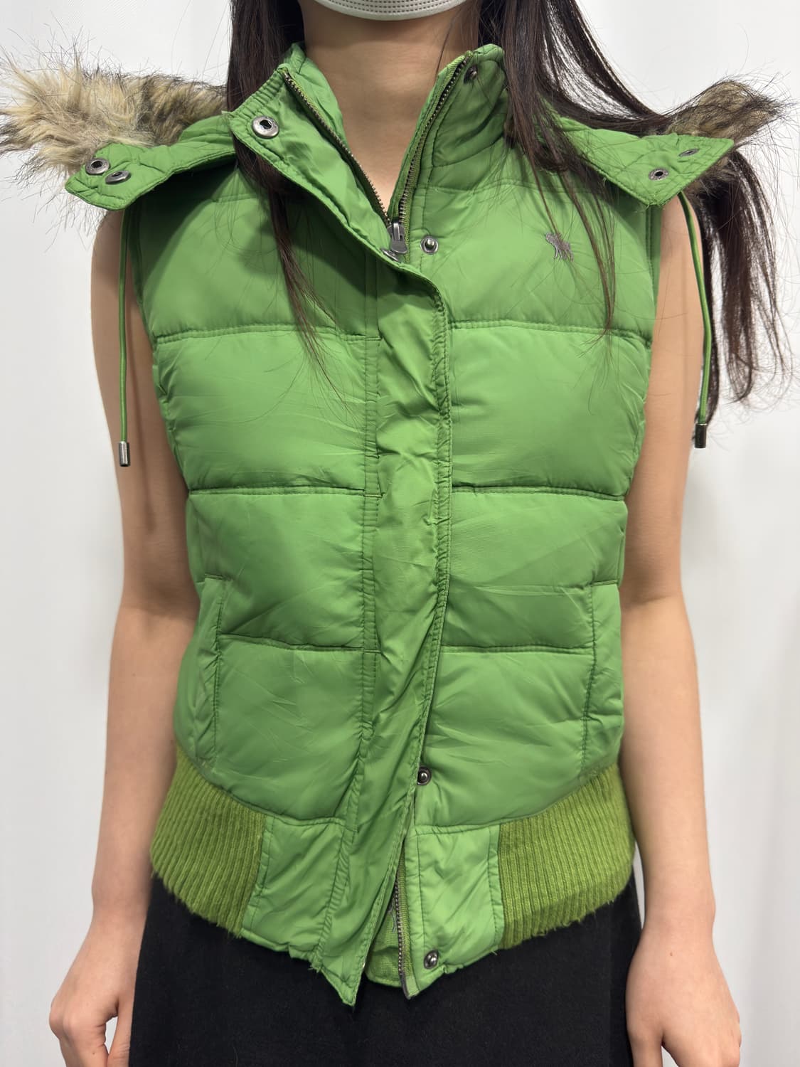 abercrombie&fitch vest hood twiway zipup 상품이미지8