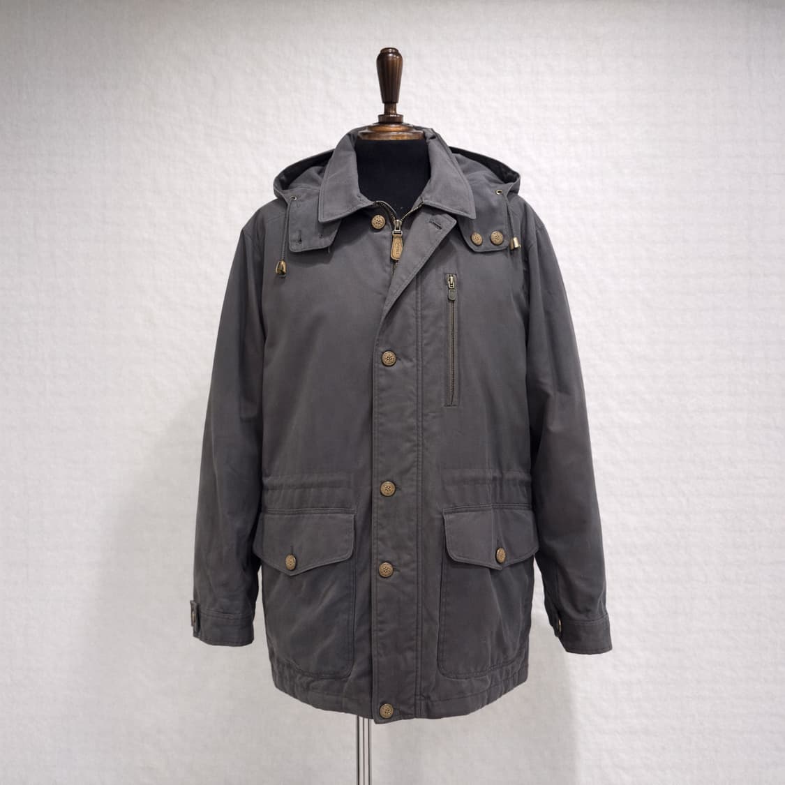 RADICI 1985 체크 라이닝 필드 자켓 차콜 그레이 상품이미지1