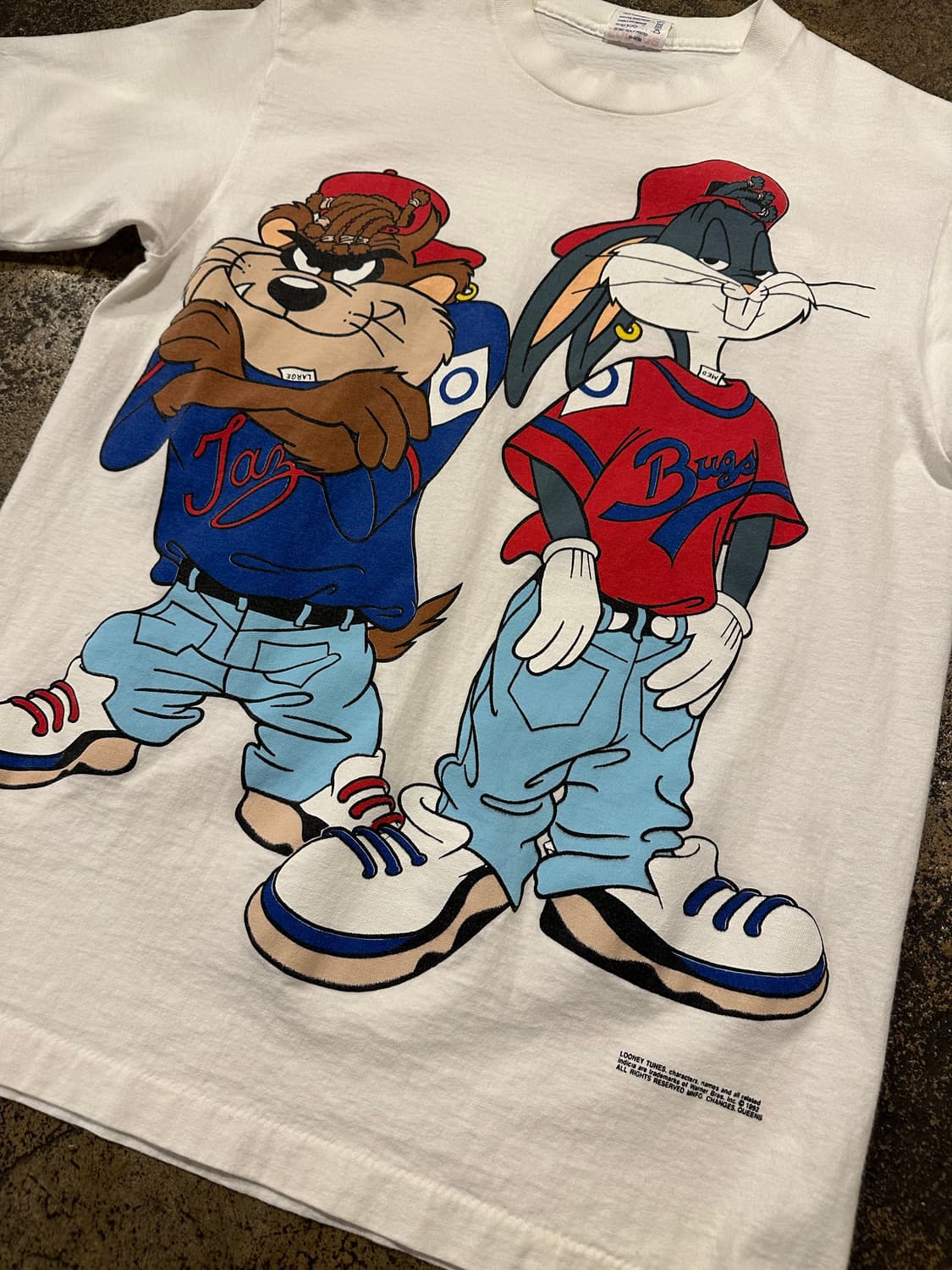 빈티지 90s 루니툰즈 크리스 크로스 패러디 티셔츠  상품이미지2