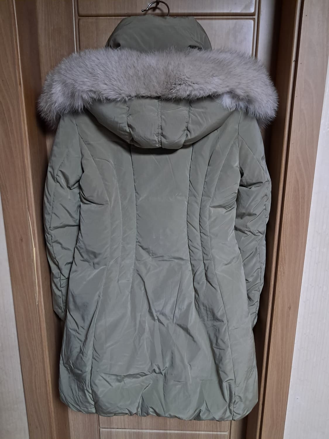 시슬리 폭스퍼 롱패딩 42 상품이미지2