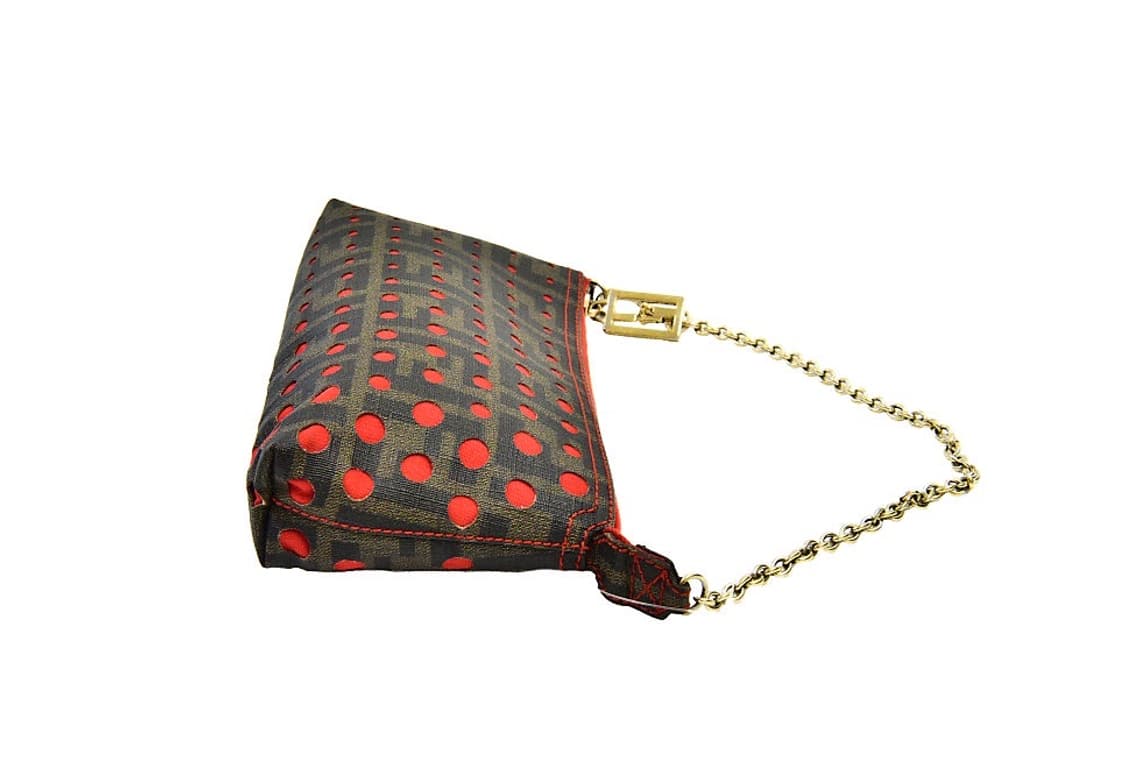 펜디 주카 레드 Dots 포쉐트 체인백(정품) 상품이미지4