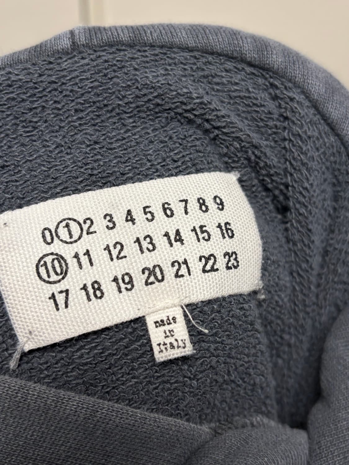 메종 마르지엘라 넘버링 후드티 M 상품이미지3