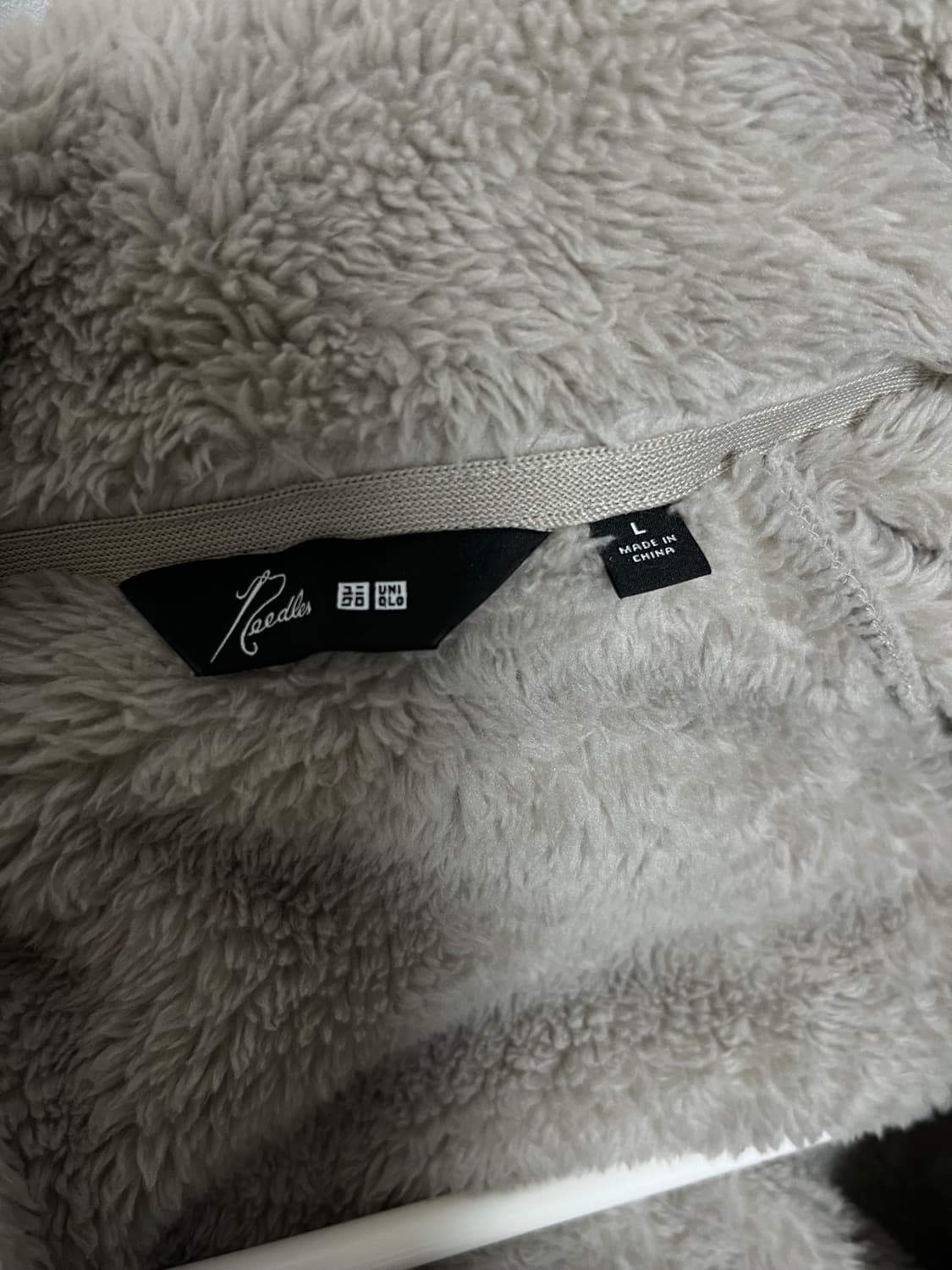 유니클로 니들스 후리스 베이지 L 상품이미지3