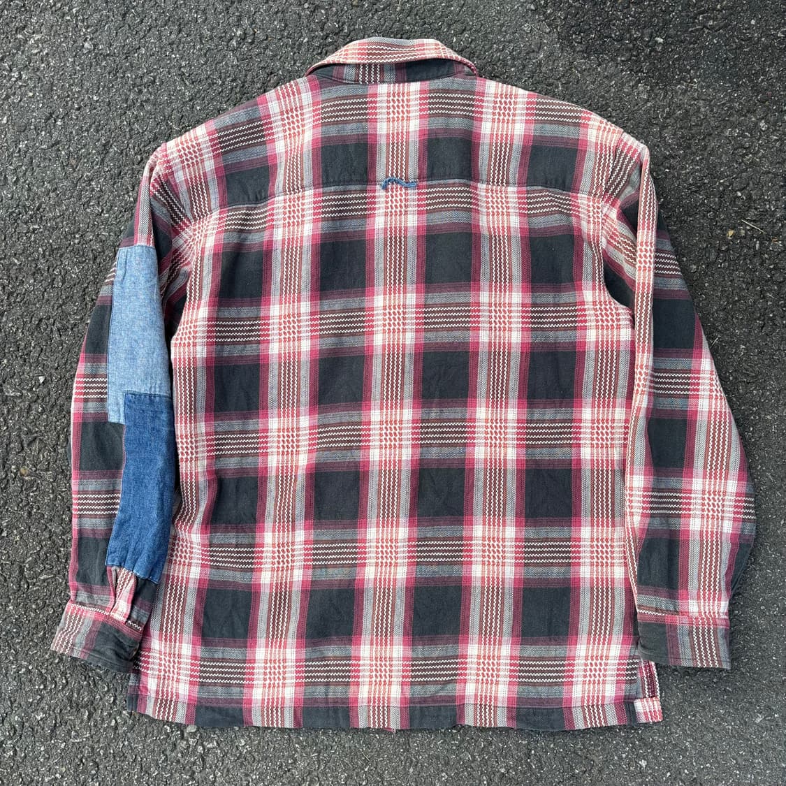 올드 오시코시 헤비 코튼 체크 셔츠 상품이미지2