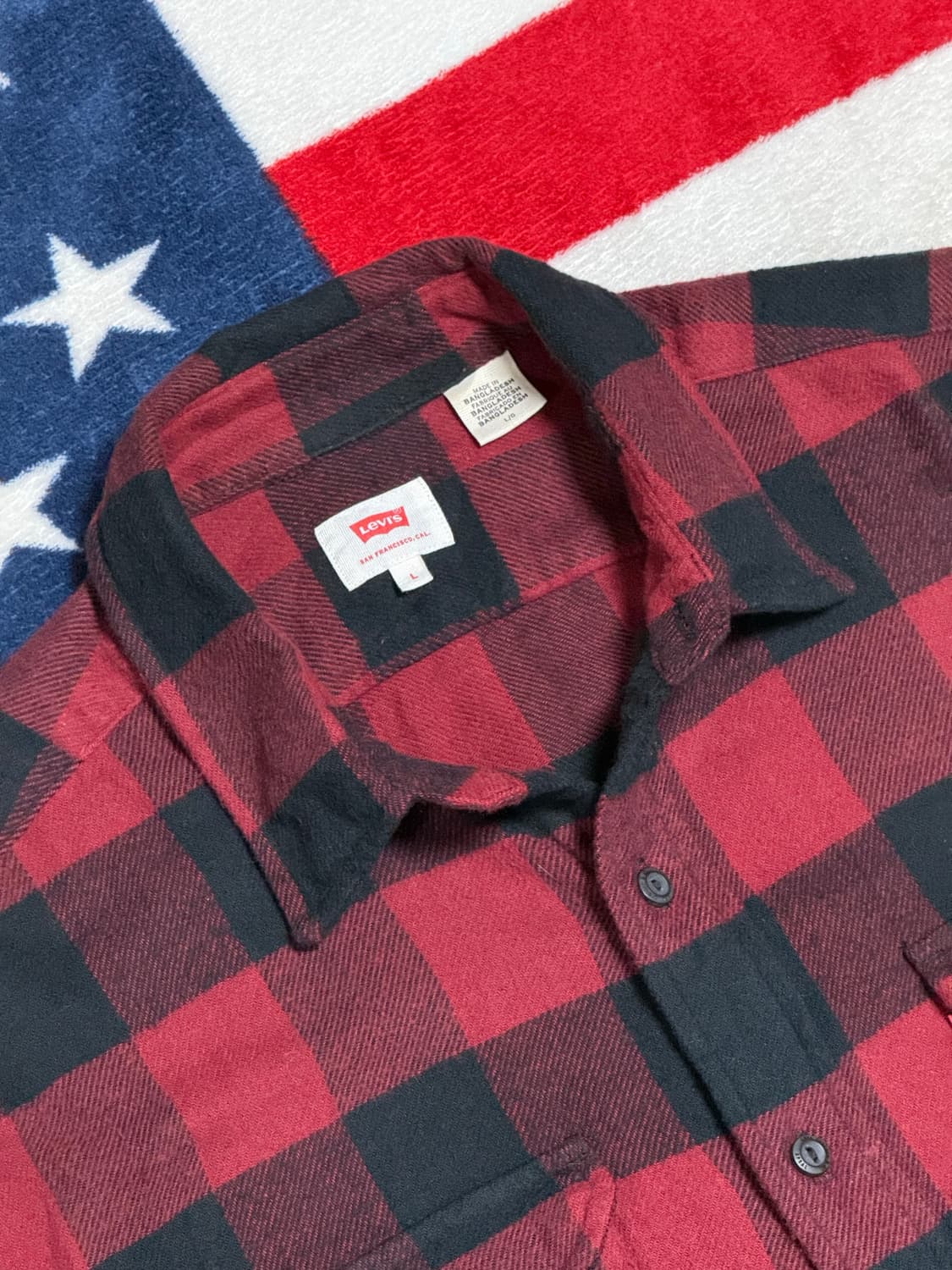 리바이스 버팔로 플란넬 셔츠 Levi’s Flannel Shirt [L] 상품이미지7