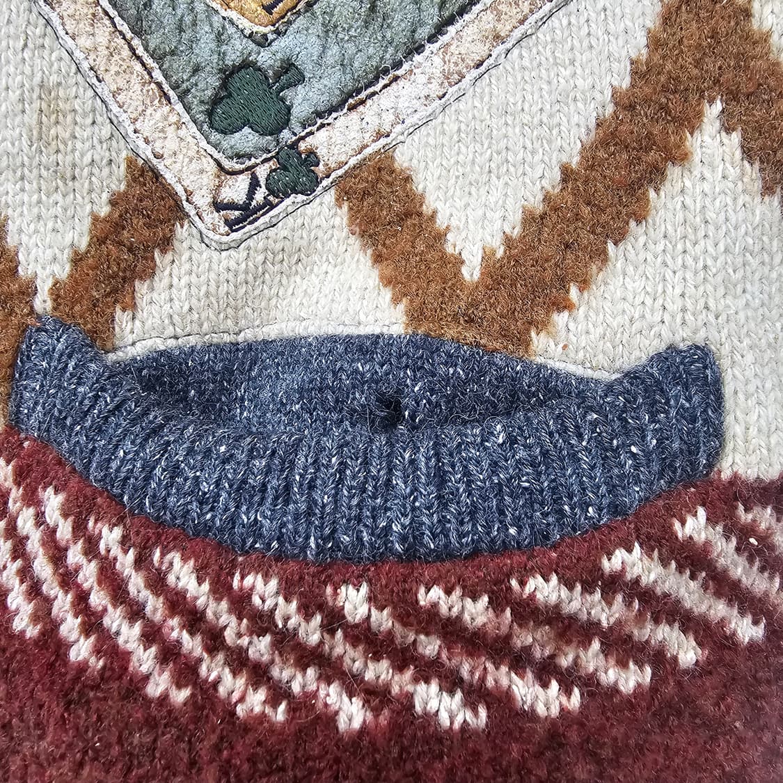 까스텔바작 스포츠 빈티지 울 니트 베스트 상품이미지10