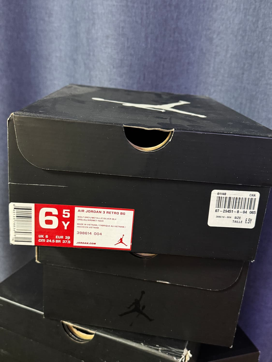 조던3 레트로 울프그레이 레오파드 245 상품이미지5