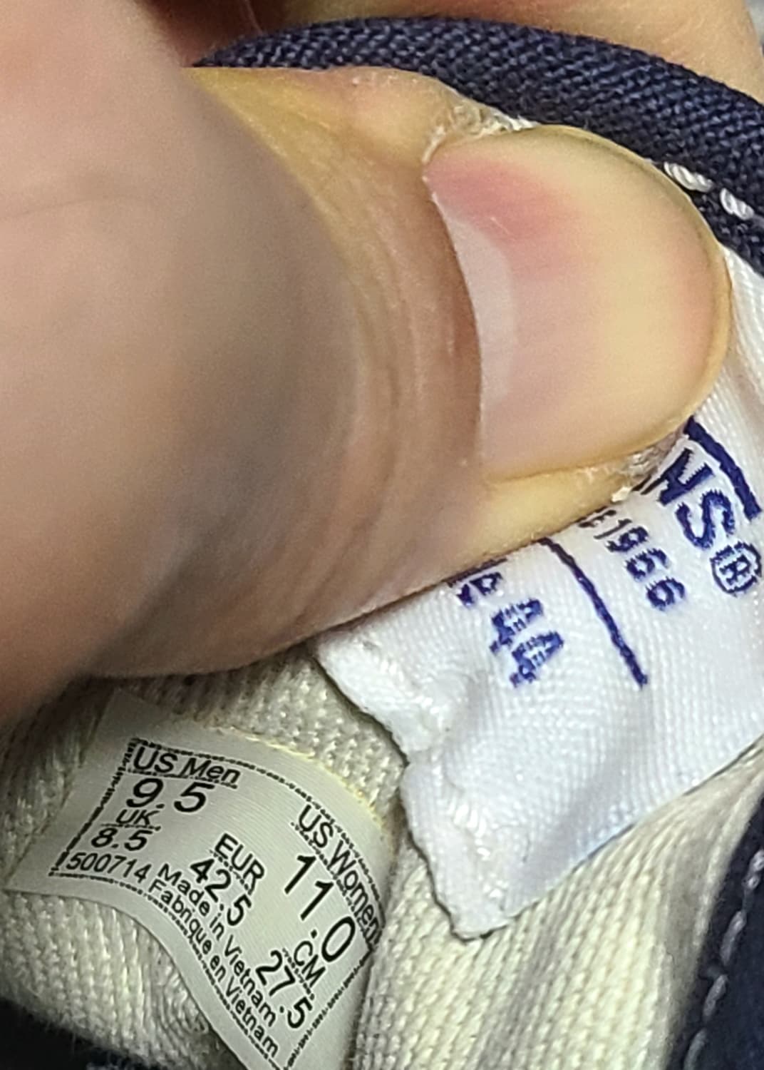 반스 어센틱 플라워 스니커즈 275mm 상품이미지5