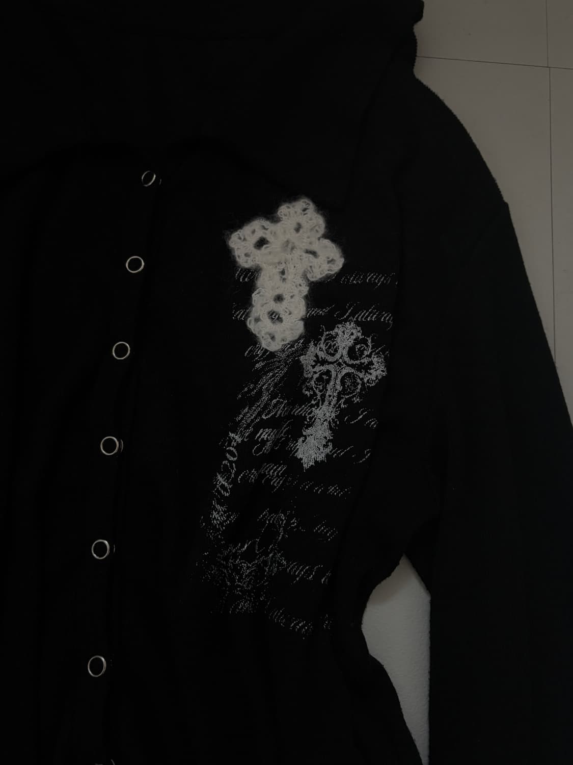 • Black Cross Patch Cardigan  상품이미지7