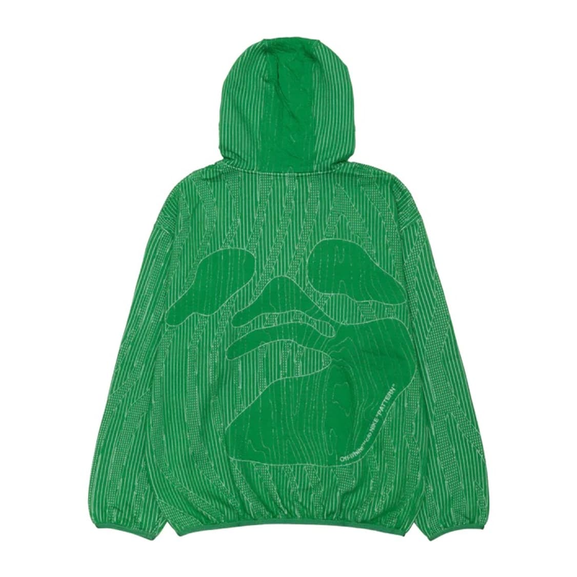 [새상품/XL] 나이키 x 오프화이트 엔지니어드 후디 켈리 그린 상품이미지2