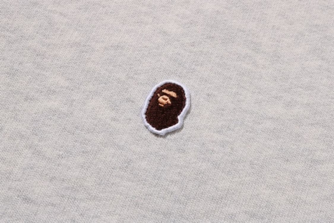 베이프 원포인트 후드집업 멜란지 (베이지) 상품이미지3