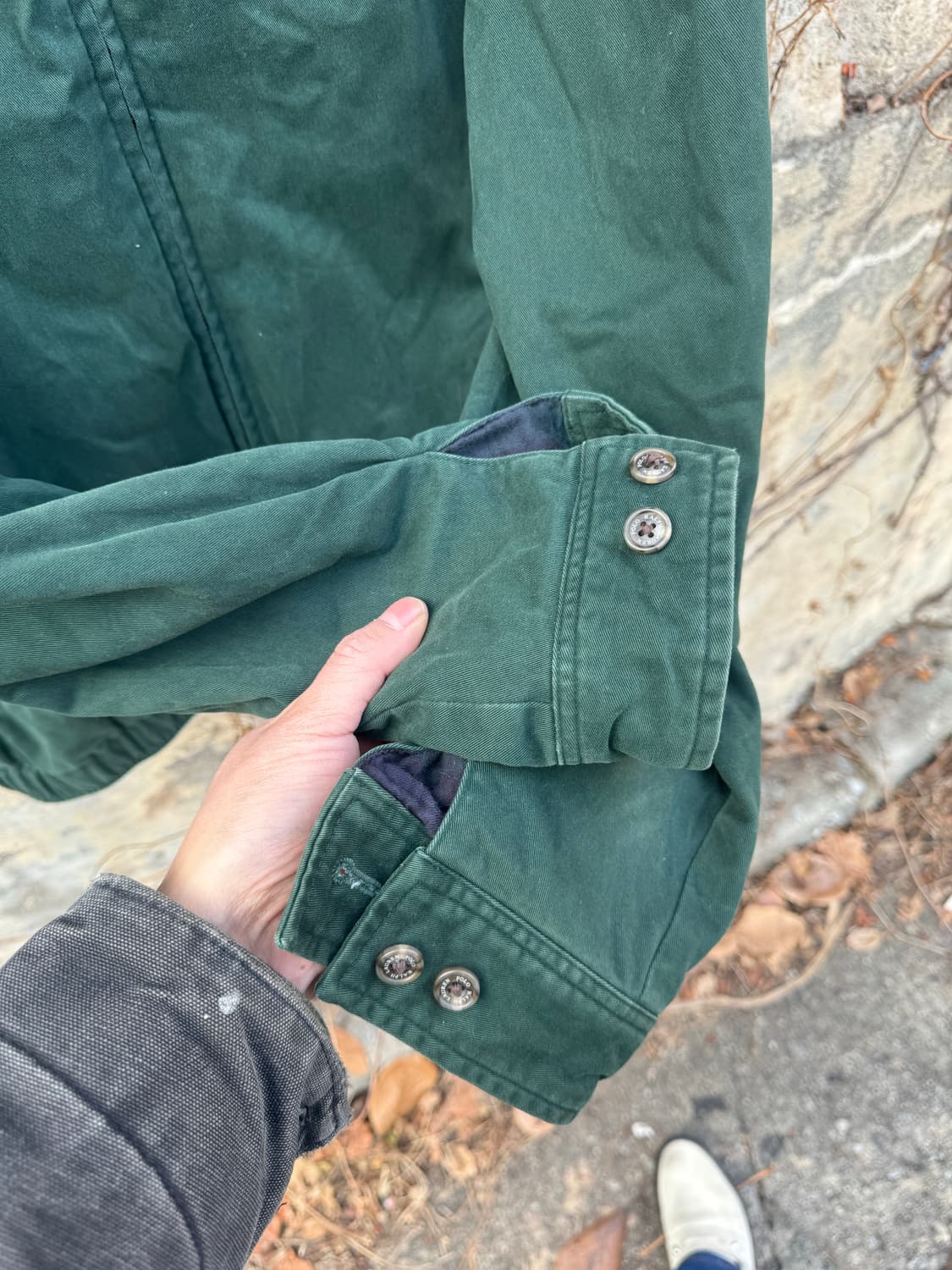 폴로 랄프로렌 빈티지 체크안감 바라쿠타 스윙톱 자켓 그린 L 상품이미지5