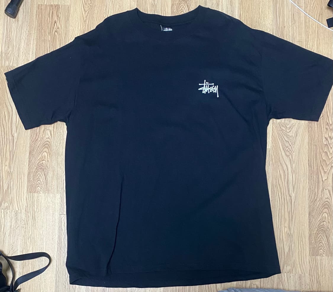 스투시 반팔티  블랙 L 상품이미지1