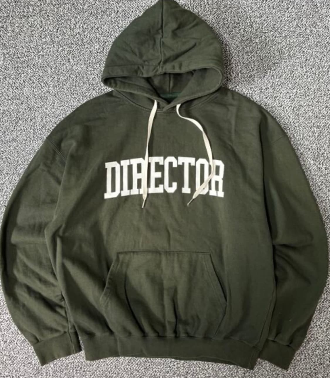 듀테로 Director 포레스트 카키색 후드티 L 상품이미지1