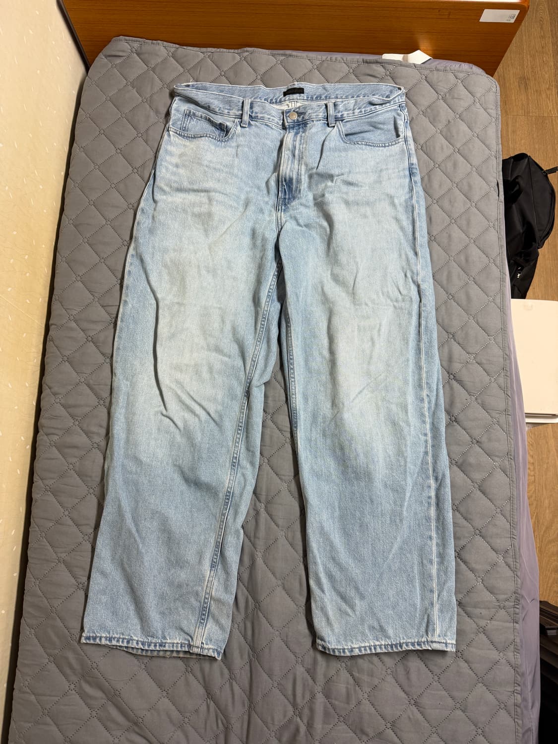 유니클로 와이드 데님팬츠 36 상품이미지1