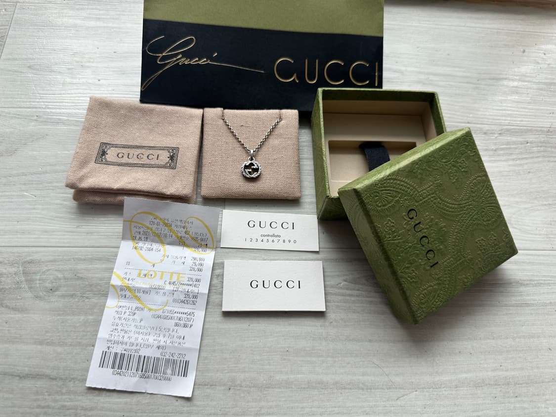 구찌 인터로킹G목걸이 [풀구성] 상품이미지3